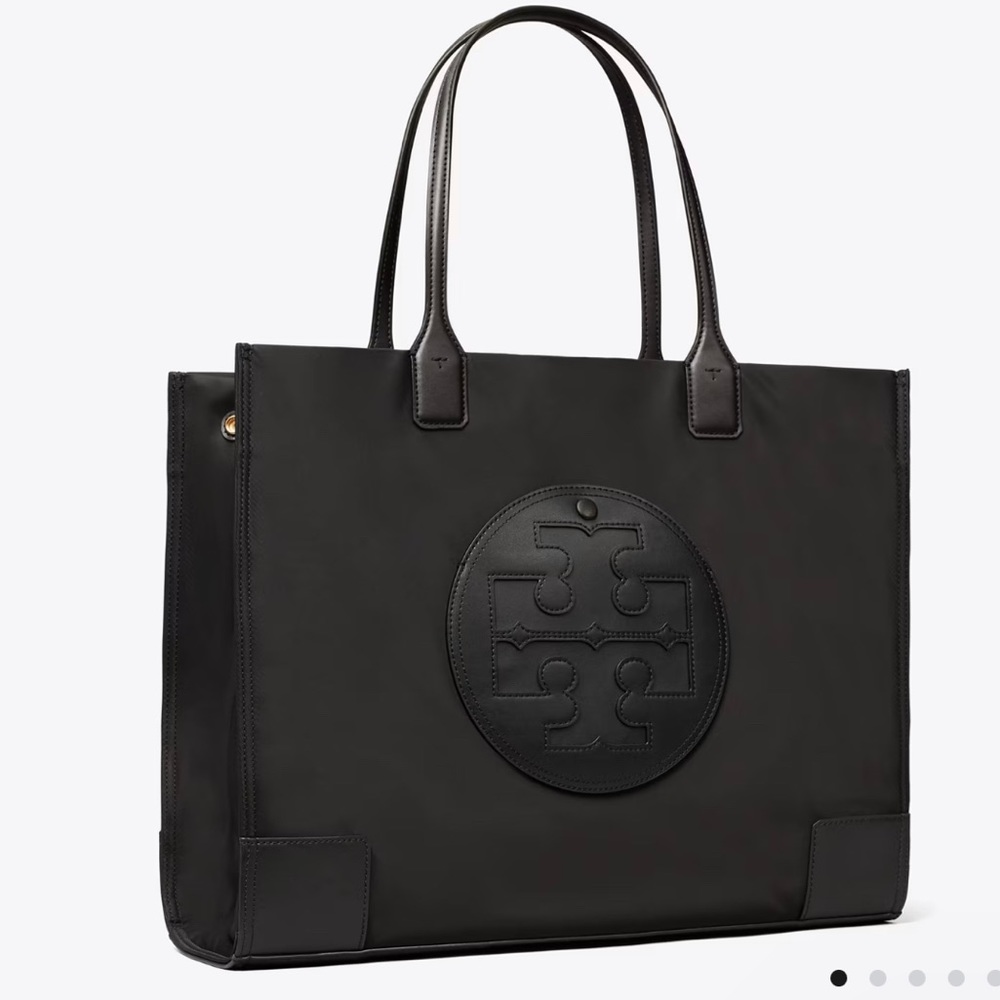 Tory Burch Black Ella Tote Bag